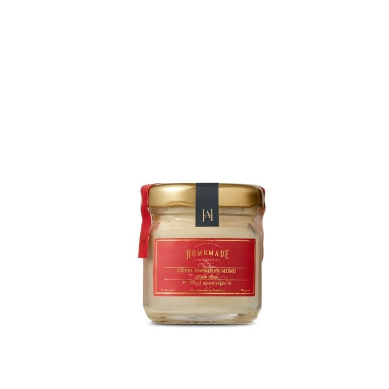Güzel Enerjiler Mini Mum - Homemade Aromaterapi GÜZEL ENERJİLER MUMU 30 GRAM