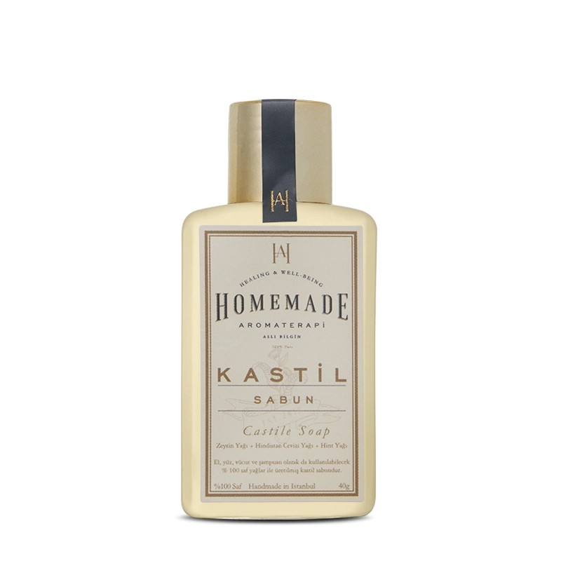Sıvı Kastil Sabun - 40 ml - Homemade Aromaterapi Sıvı Kastil Sabun - 40 ml